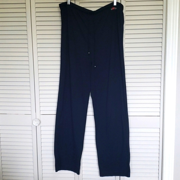 St John Sport Wide Leg Lounge Pant, Blue, Size L - Picture 2 of 8
